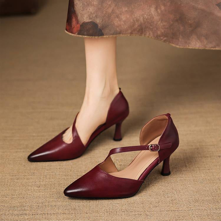 Vella Genuine Leather Heels