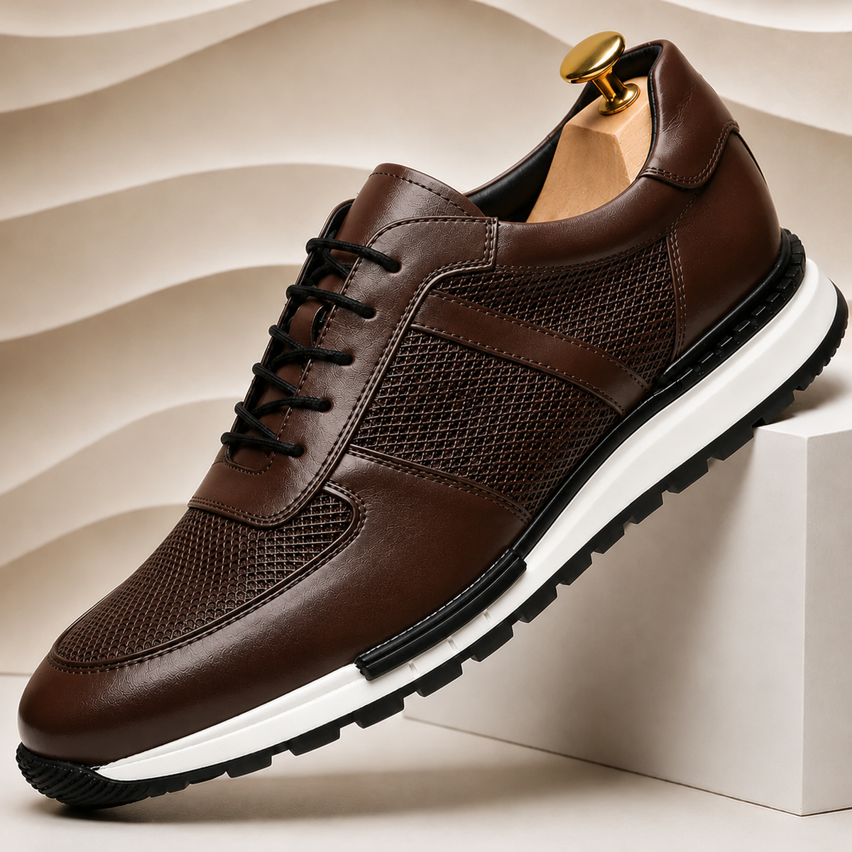 Marzani Cowhide Leather Sneakers
