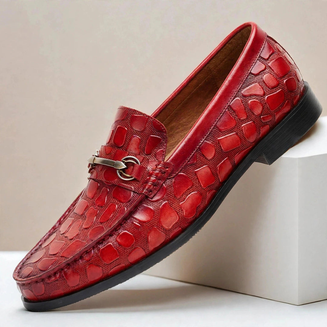 Domerra Cowhide Leather Loafers