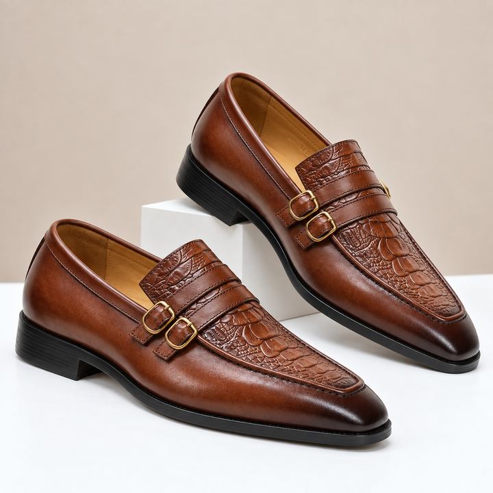Cavenzo Cowhide Leather Loafers