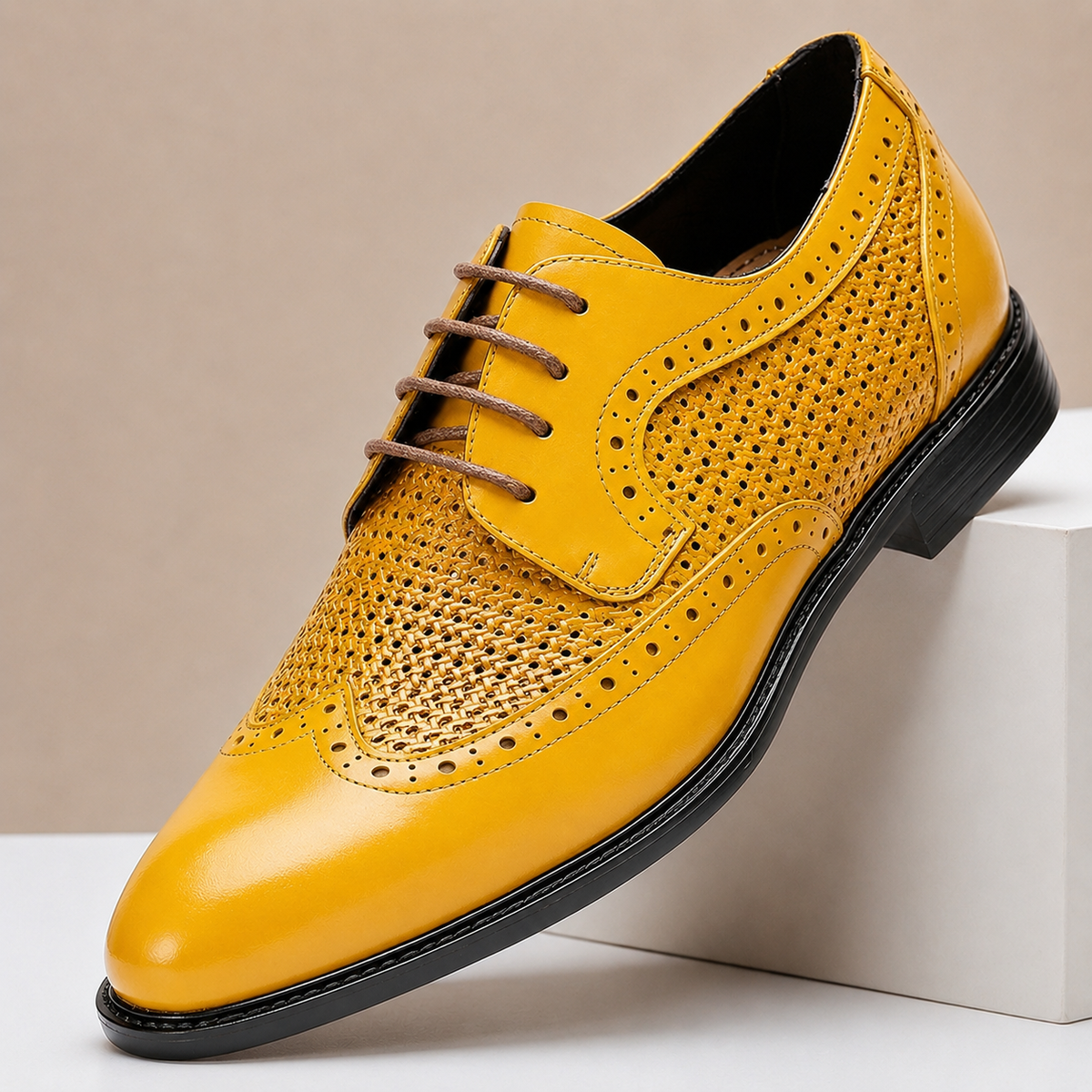 Lucenti Cowhide Leather Shoes