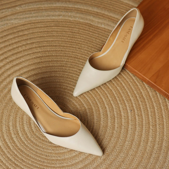 Amara Genuine Leather Heels