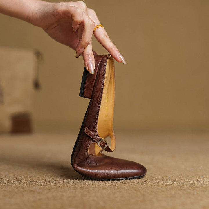 Nina Genuine Leather Mules