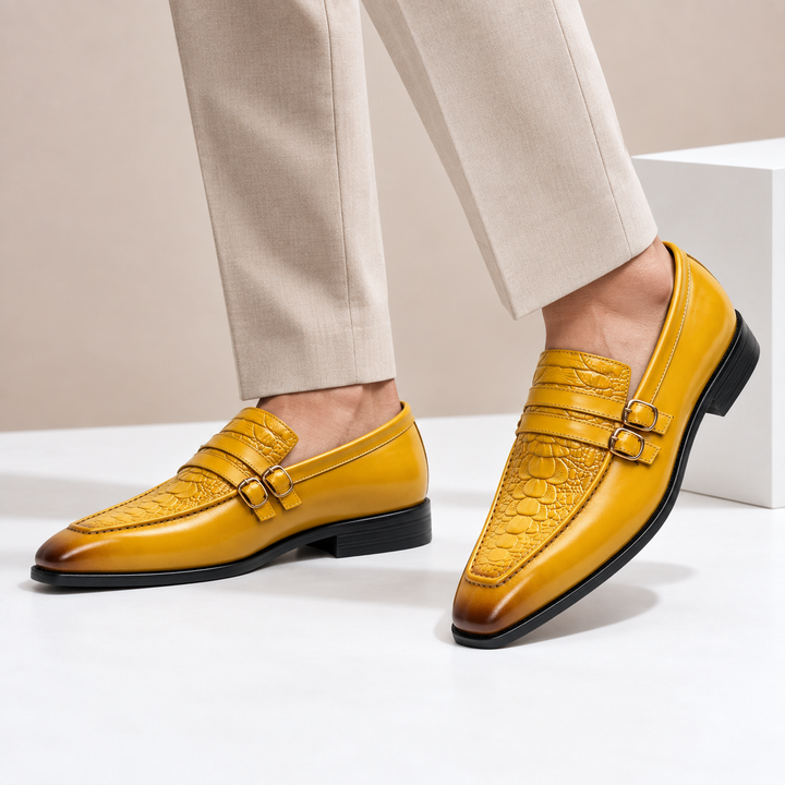 Cavenzo Cowhide Leather Loafers