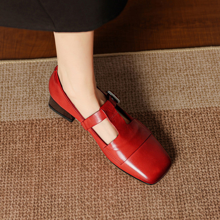 Sofia Genuine Leather Heels