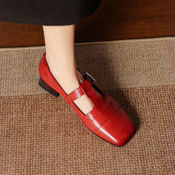 Sofia Genuine Leather Heels