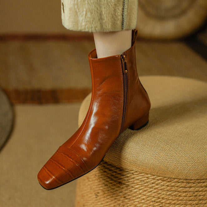Leona Genuine Leather Boots