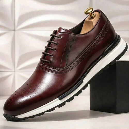 Aveltoni Cowhide Leather Sneakers