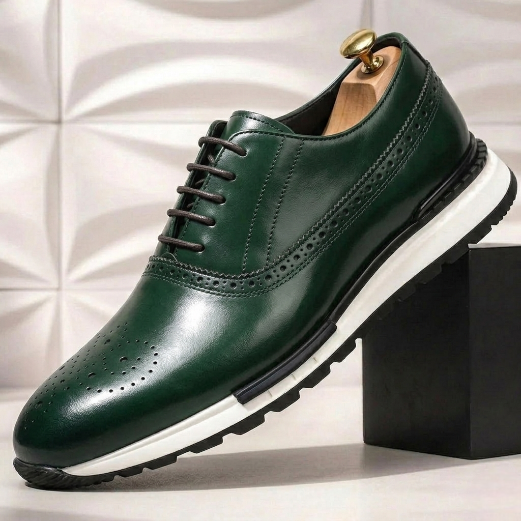 Aveltoni Cowhide Leather Sneakers