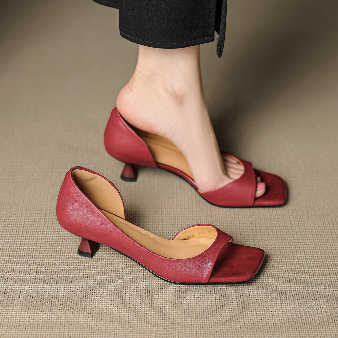 Dalia Genuine Leather Heels