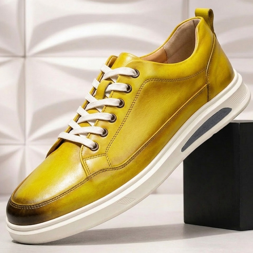 Talla Cowhide Leather Sneakers