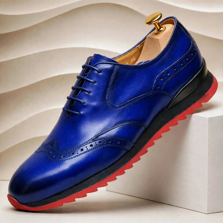 Dravelli Cowhide Leather Sneakers