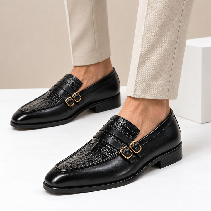 Cavenzo Cowhide Leather Loafers