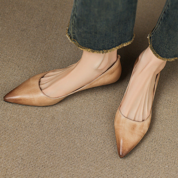 Zella Genuine Leather Heels