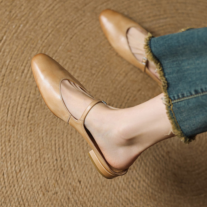 Nina Genuine Leather Mules