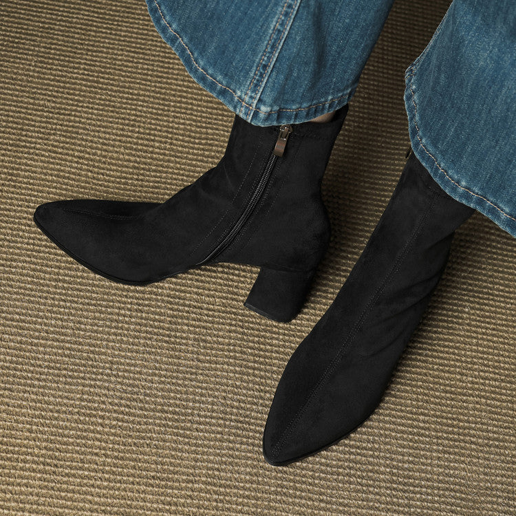 Mara Genuine Suede Boots