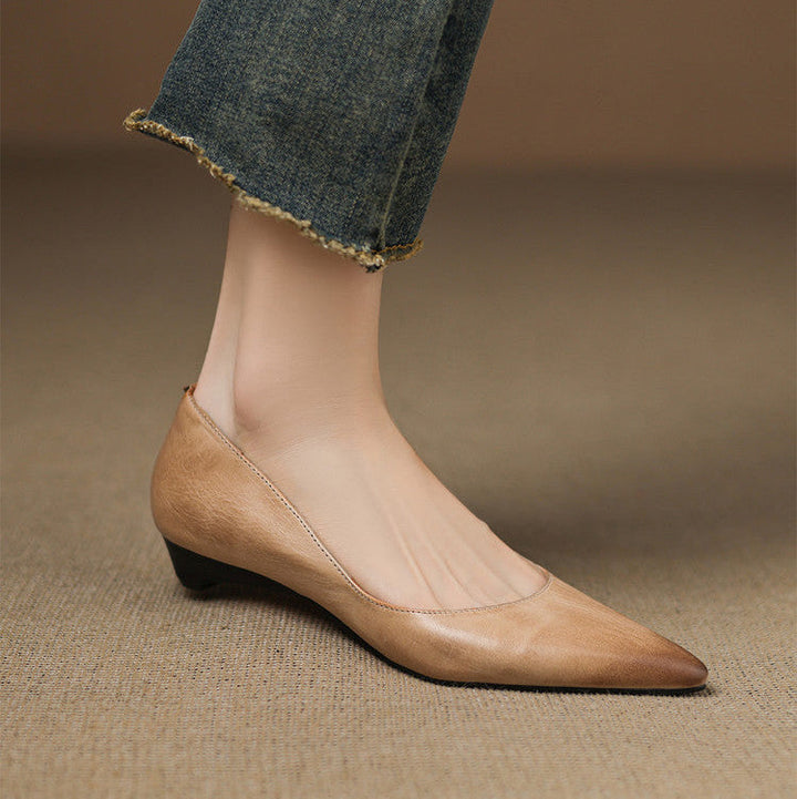 Zella Genuine Leather Heels