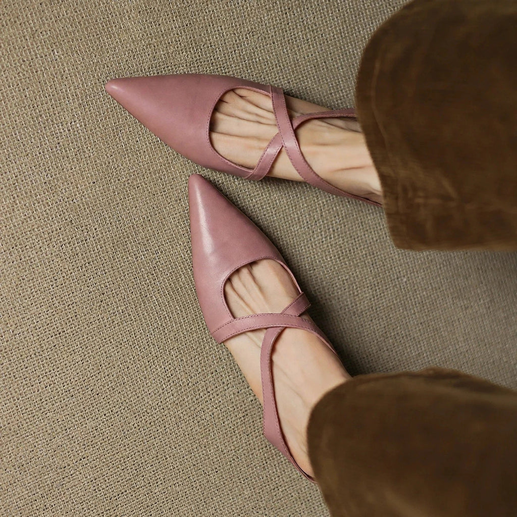 Vera Genuine Leather Mules