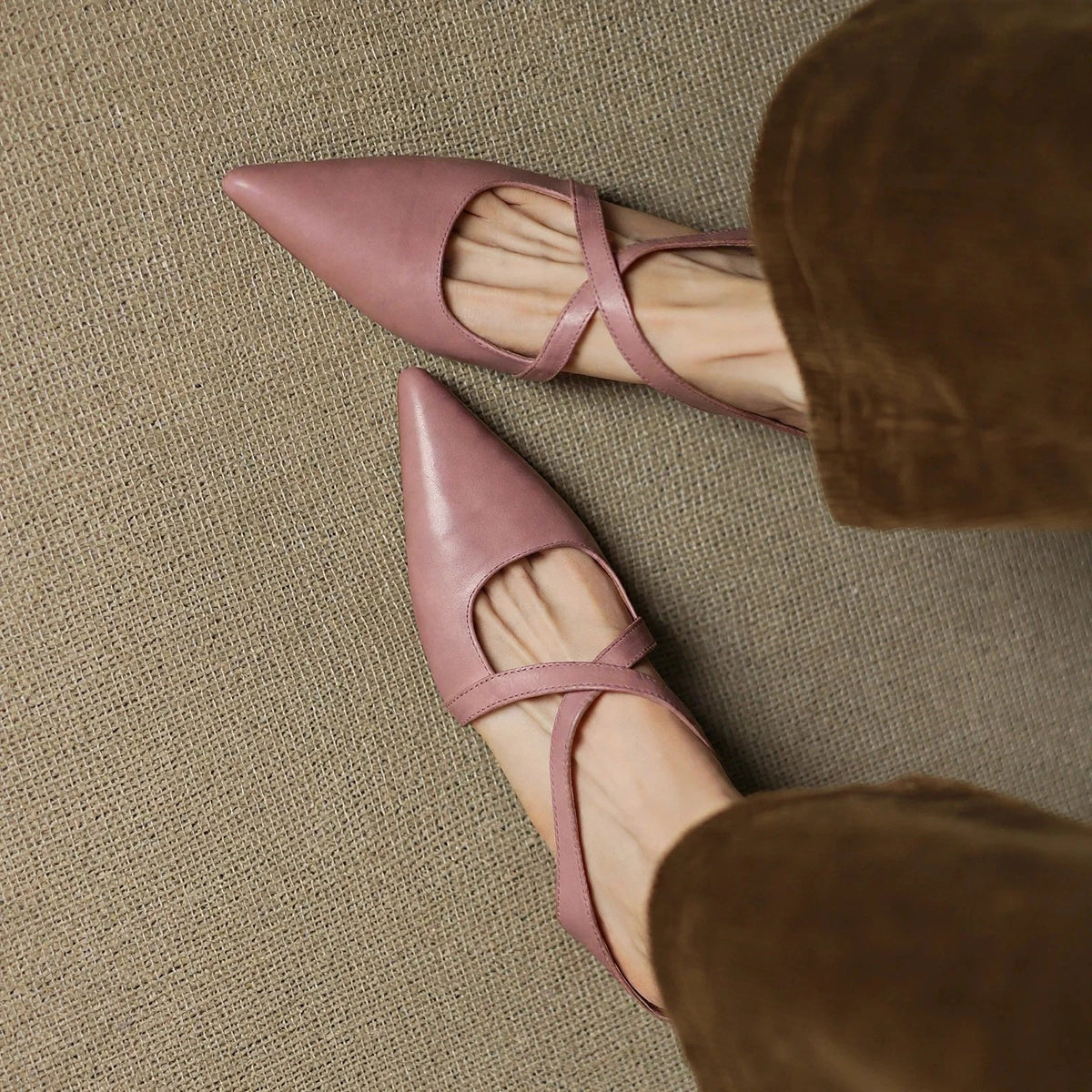 Vera Genuine Leather Mules
