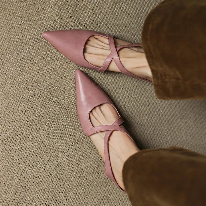Vera Genuine Leather Mules