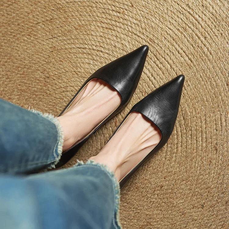 Sienna Genuine Leather Heels