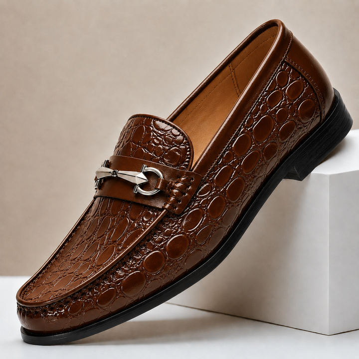 Ferrano Cowhide Leather Loafers