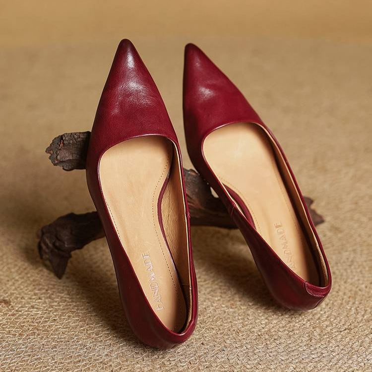 Sienna Genuine Leather Heels