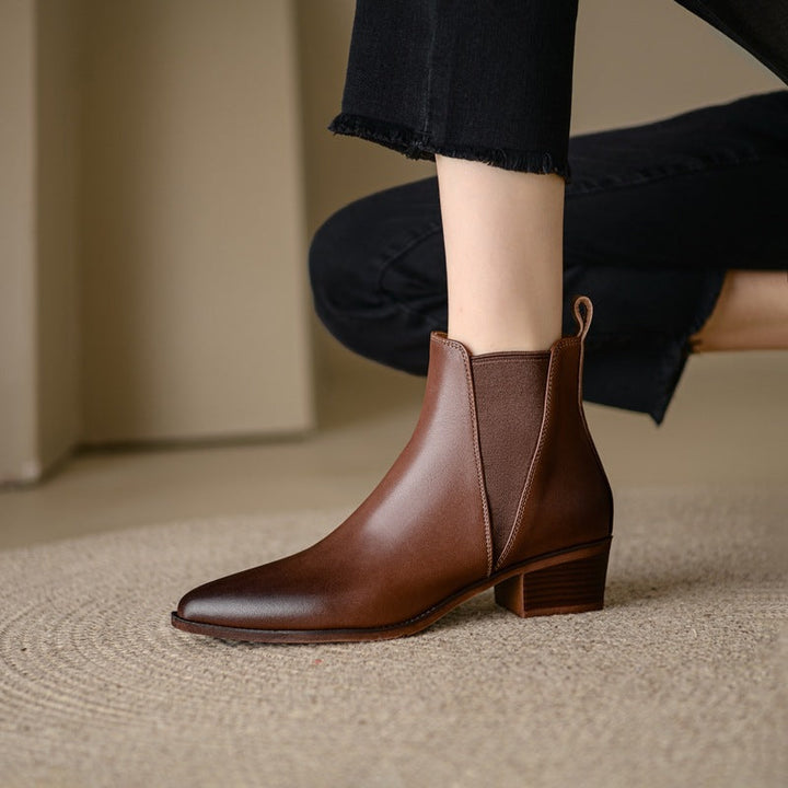 Faye Genuine Leather Boots