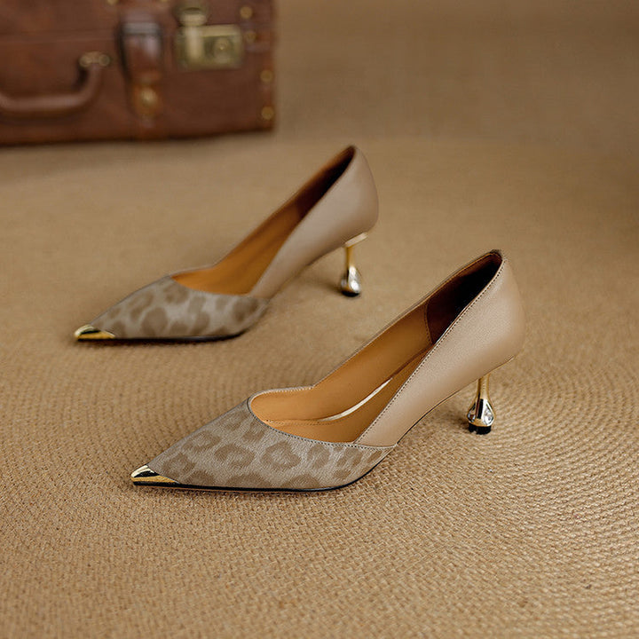 Adria Genuine Leather Heels