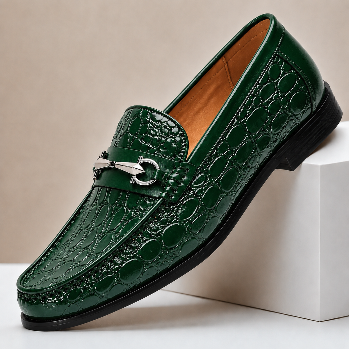 Ferrano Cowhide Leather Loafers