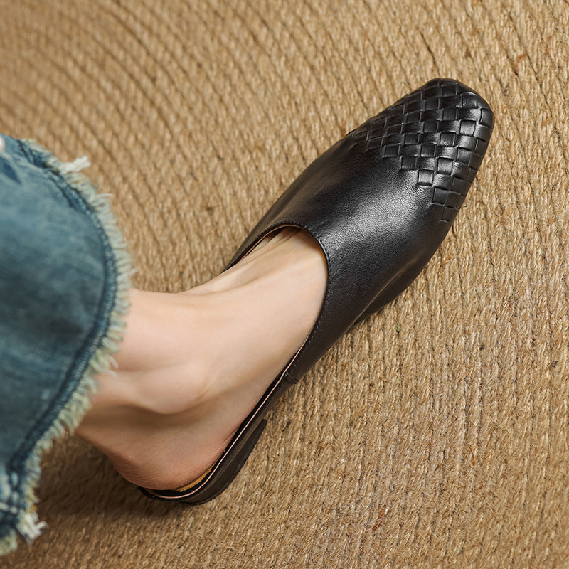 Mira Genuine Leather Mules