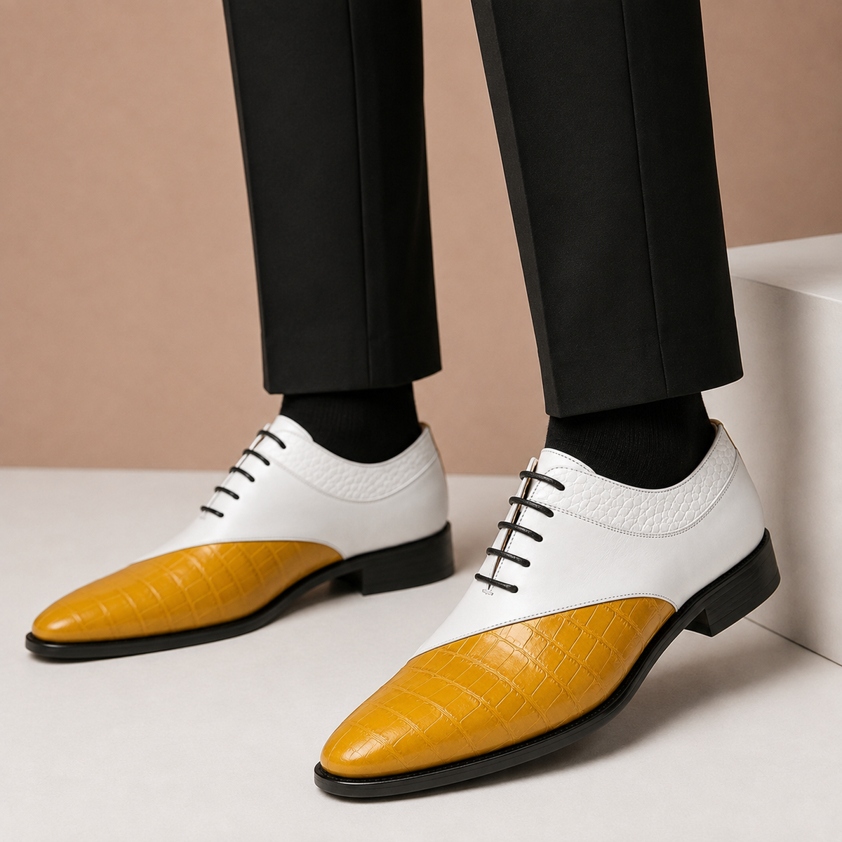 Marcello Cowhide Leather Shoes