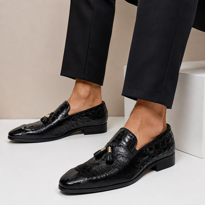 Marco Cowhide Leather Loafers