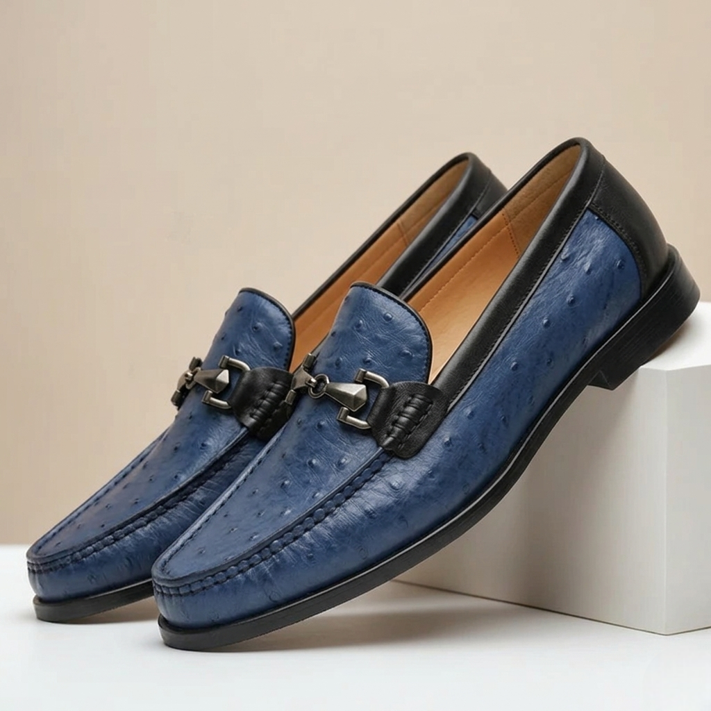 Elvanti Cowhide Leather Loafers