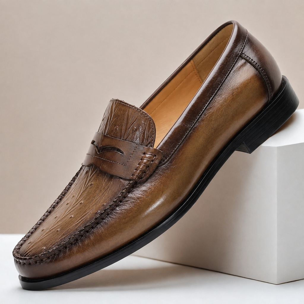 Orvessi Cowhide Leather Loafers