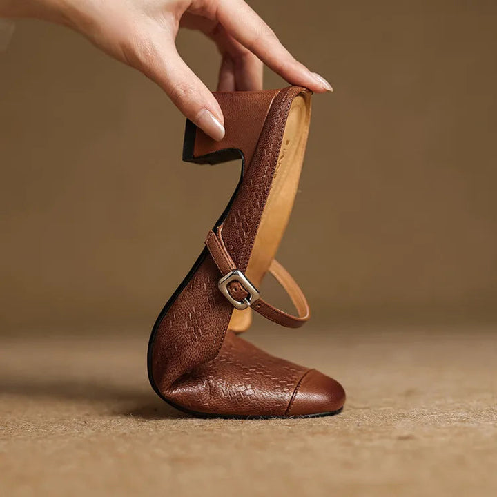Nora Genuine Leather Mules