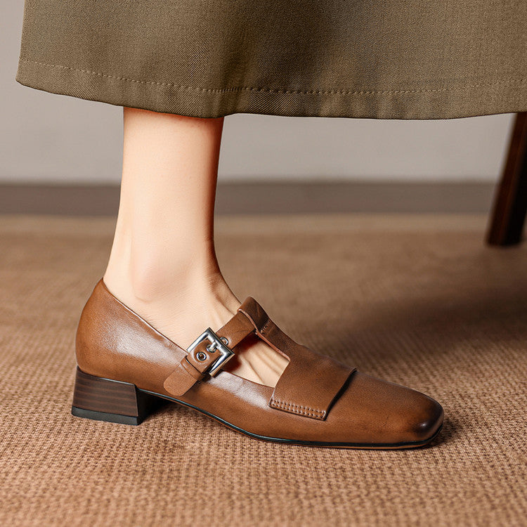 Sofia Genuine Leather Heels