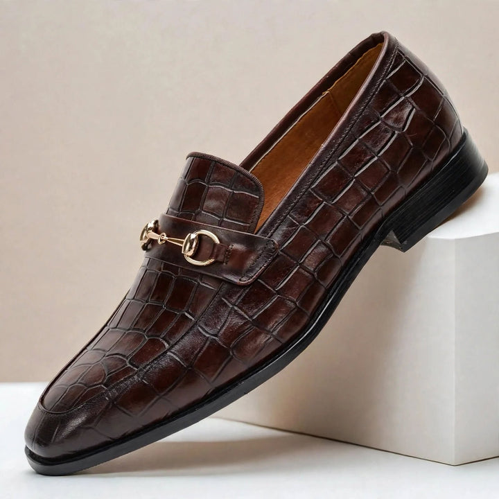 Valdieri Cowhide Leather Loafers