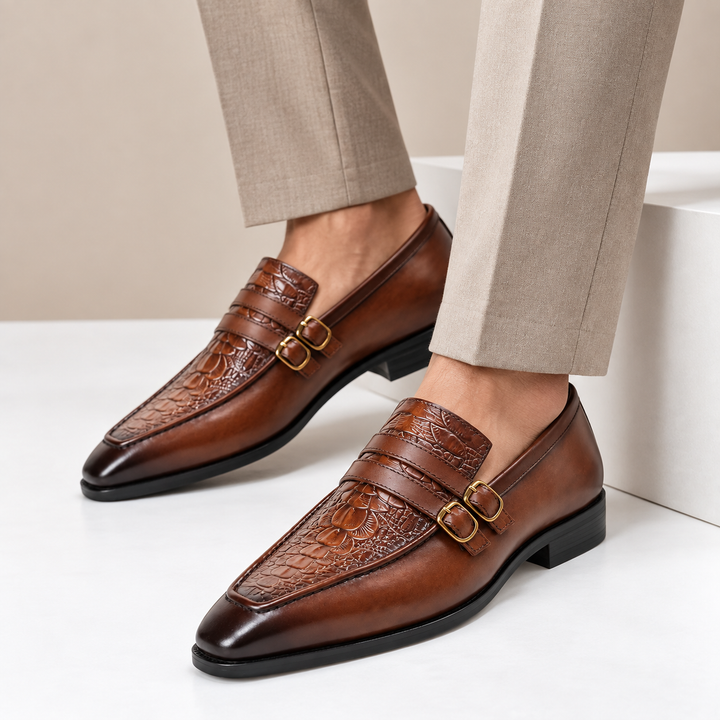 Cavenzo Cowhide Leather Loafers