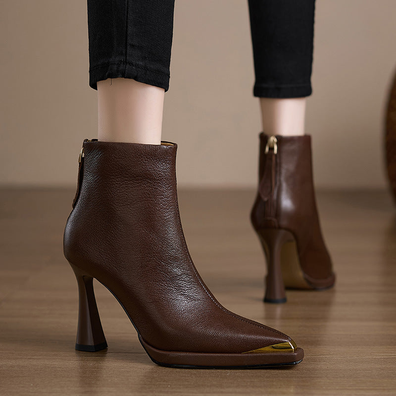 Avelina Genuine Leather Boots