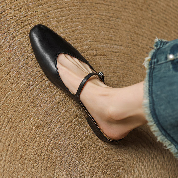Nina Genuine Leather Mules