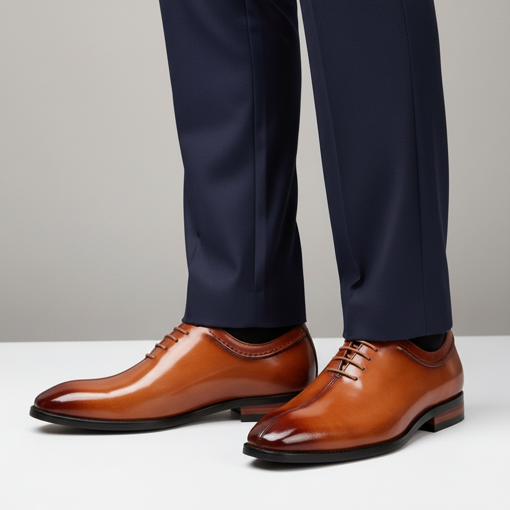 Aldevan Cowhide Leather Shoes