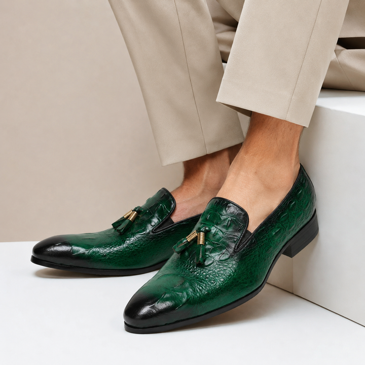 Marco Cowhide Leather Loafers
