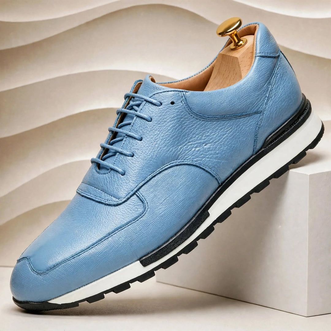 Marceno Cowhide Leather Sneakers