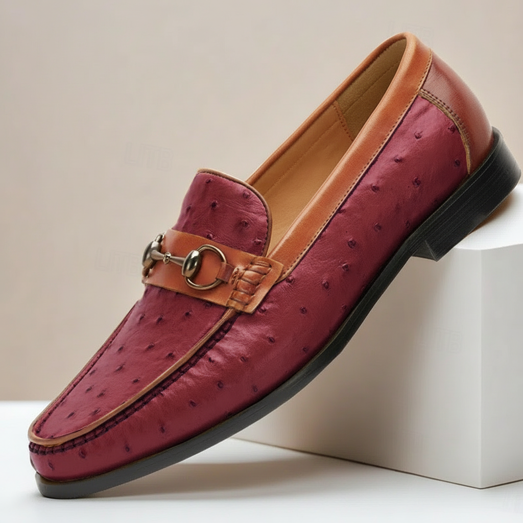 Elvanti Cowhide Leather Loafers