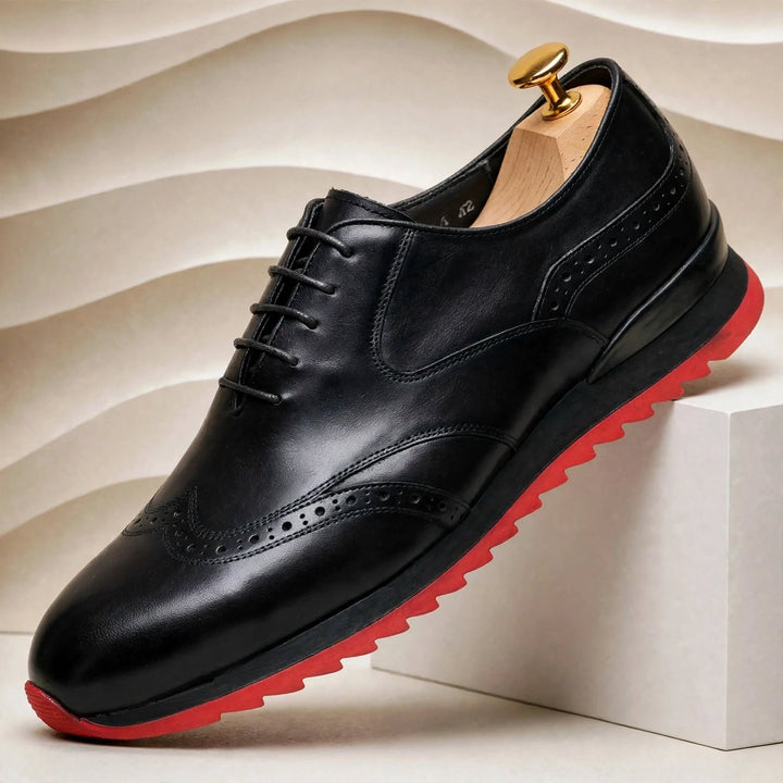 Dravelli Cowhide Leather Sneakers