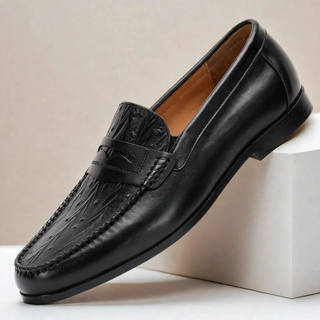 Orvessi Cowhide Leather Loafers