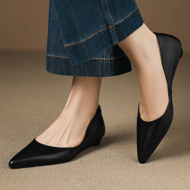 Zella Genuine Leather Heels