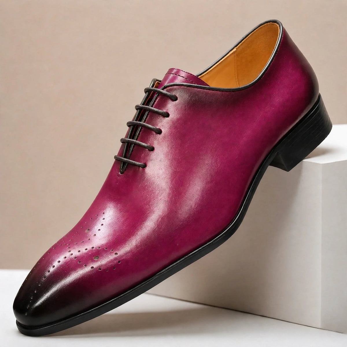 Tavelli Cowhide Leather Shoes