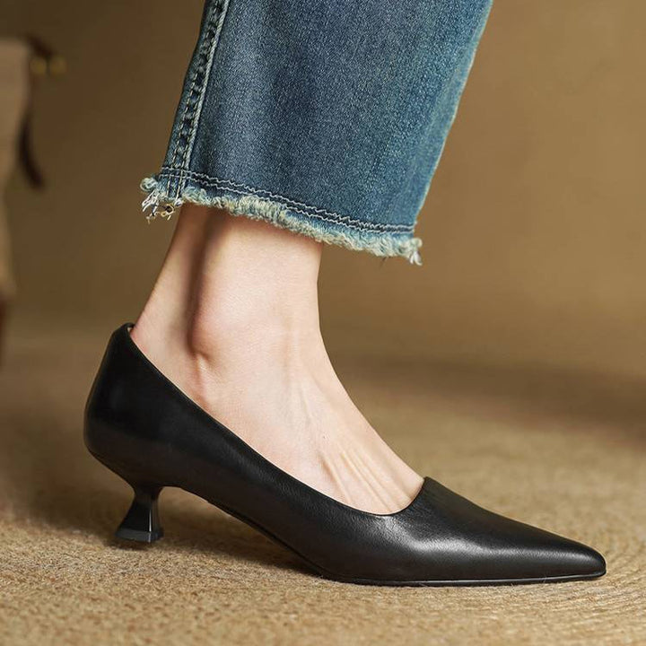 Sienna Genuine Leather Heels